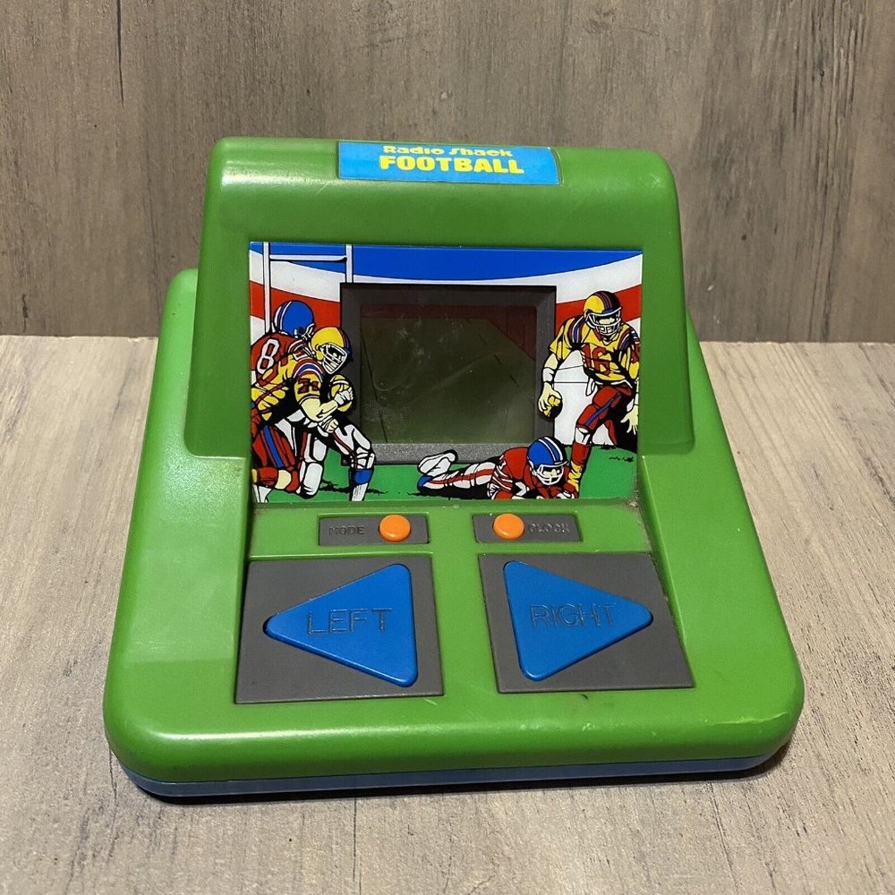 Vintage Radio Shack Electronic LCD Football Handheld Game Tested - Working